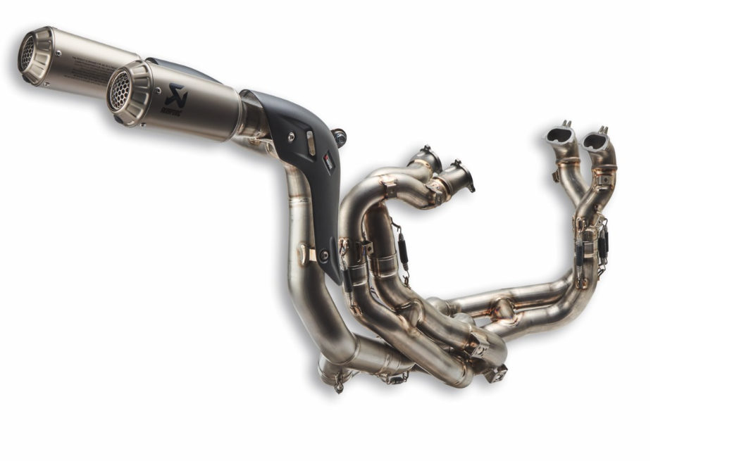 Parts :: Ducati :: V4 (18-24) :: Exhaust :: Akrapovic Ducati V4 V4S V4R  V4SP Panigale Titanium Undertail Full Race Exhaust System - HSBK Racing |  Race Team | Training Facility | Exotic Parts | Italian Bikes